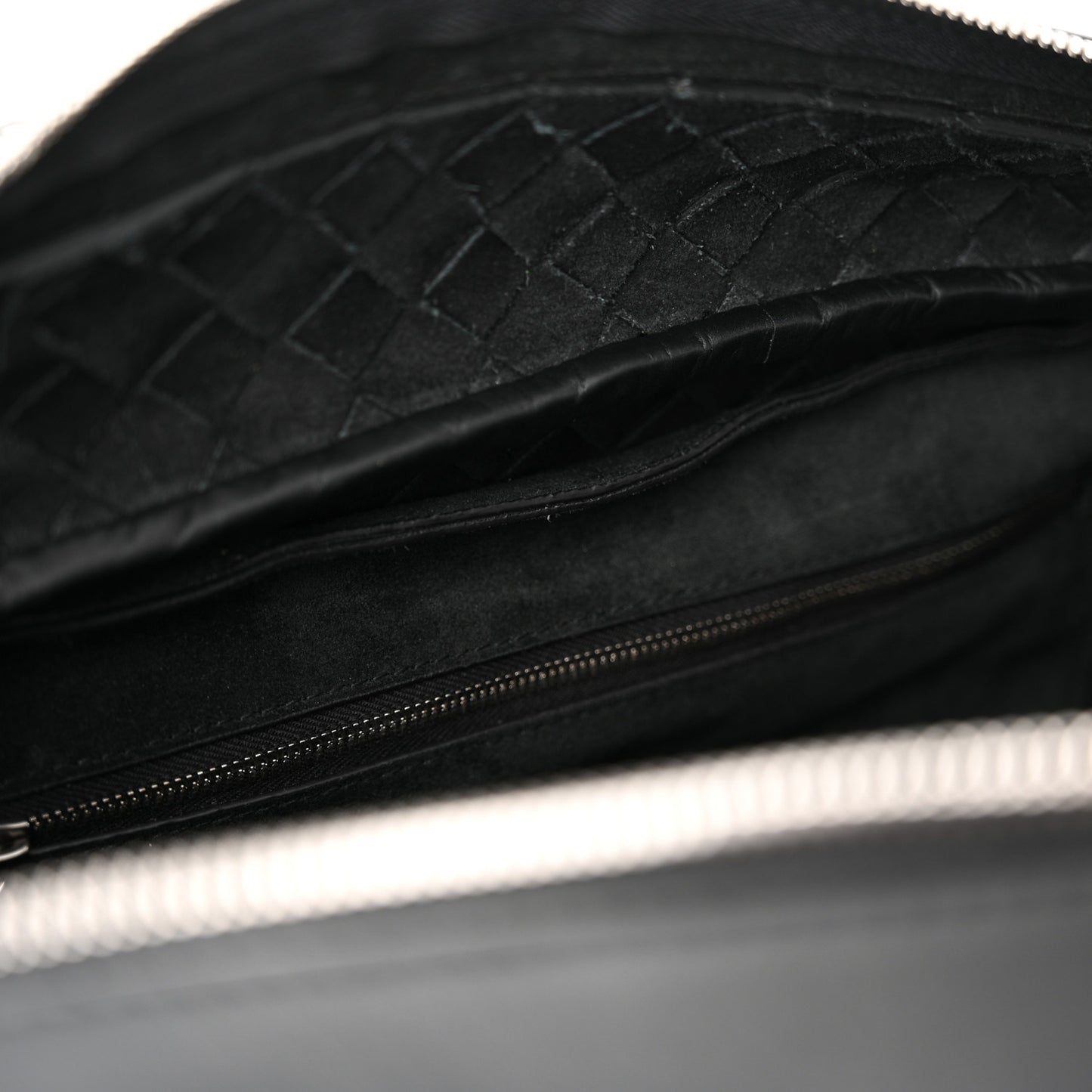 Nappa Intrecciato Gym Bag Black