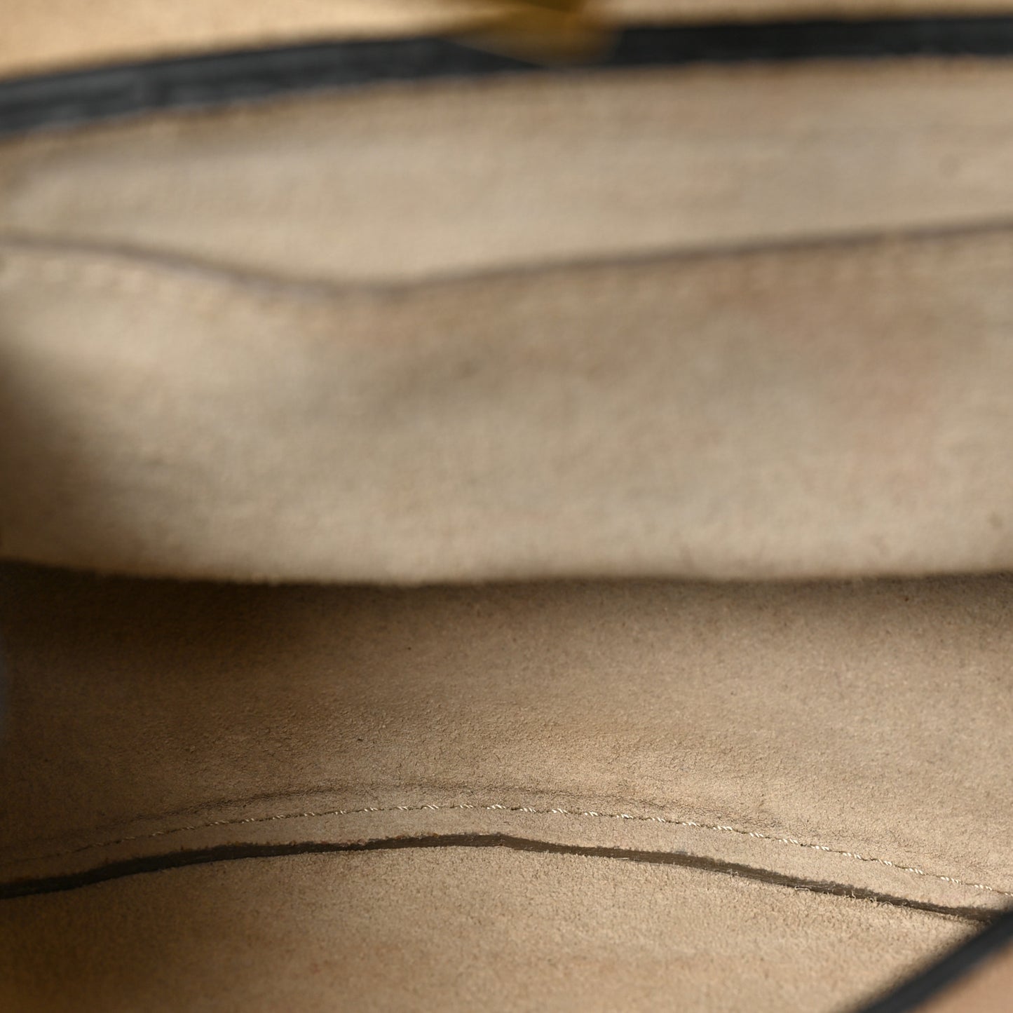 Metallic Grained Goatskin Nano Drew Shoulder Bag Abstract Gold