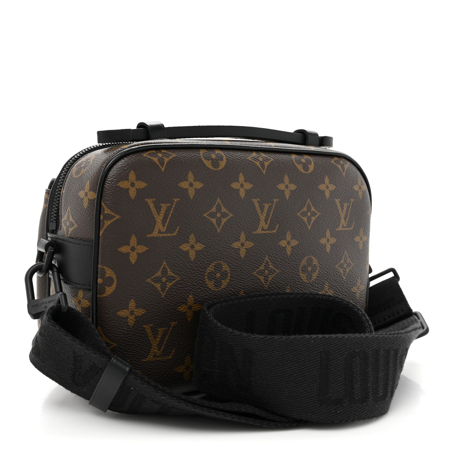 Louis Vuitton Monogram Macassar S Lock Messenger 3 of 8