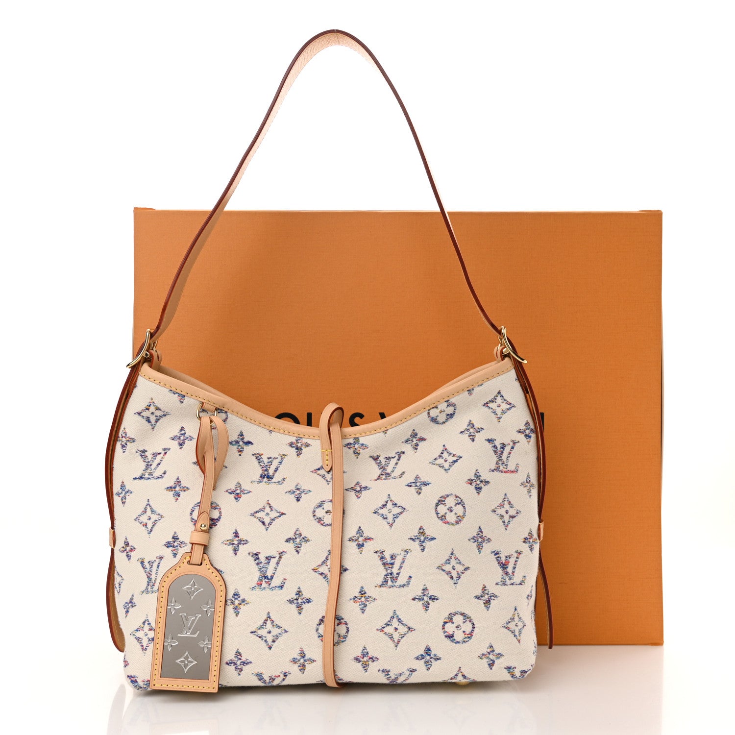Louis Vuitton Monogram Jacquard CarryAll PM Multicolor Beige 14 of 14