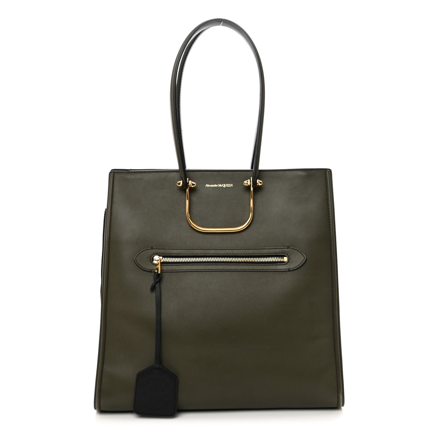 Calfskin The Tall Story Shoulder Bag Khaki