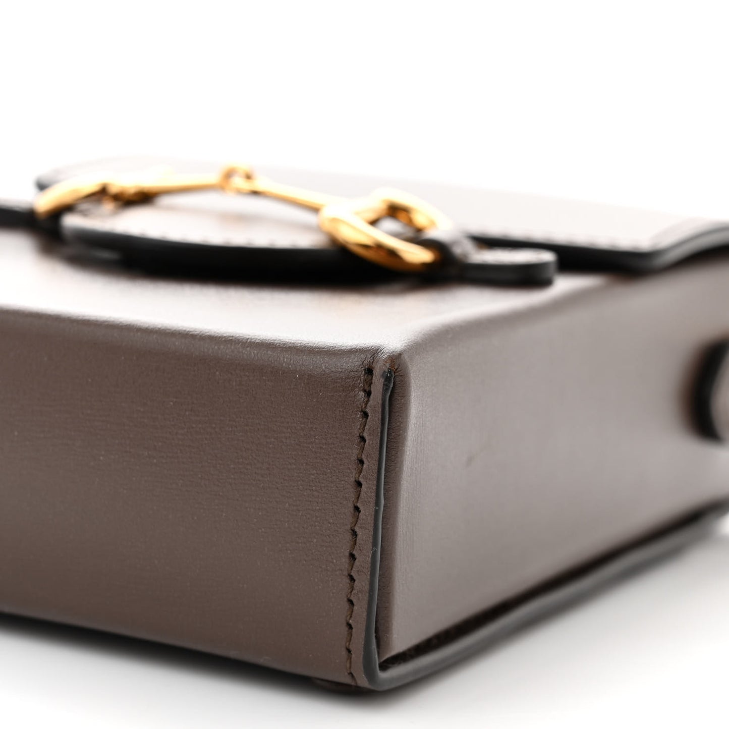 Boarded Plutone Calfskin Mini Horsebit 1955 Crossbody Bag New Acero