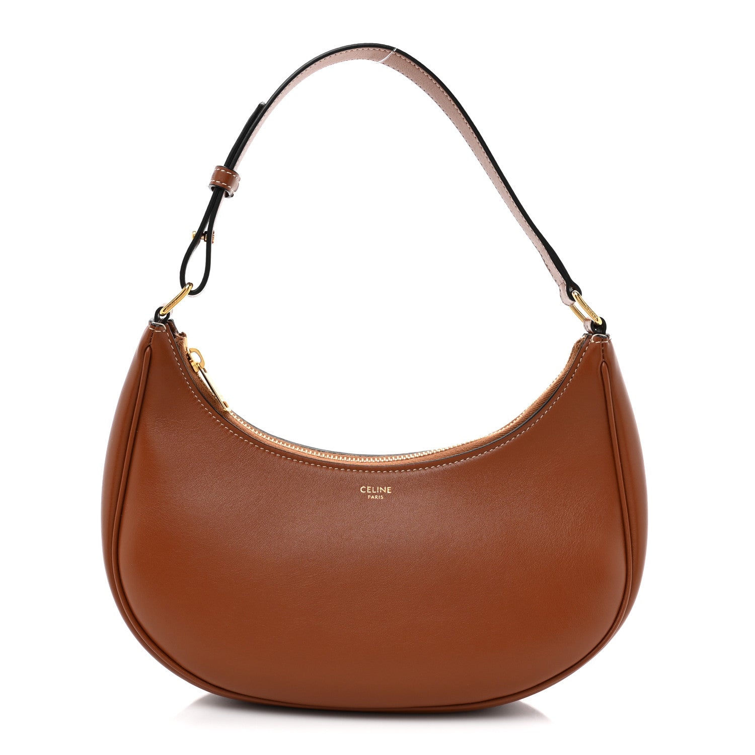 Celine Smooth Calfskin Mini Ava Shoulder Bag Tan 1 of 9