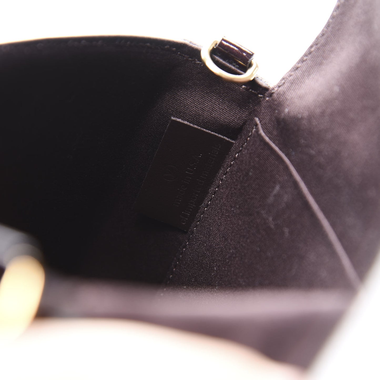 Vernis Pochette Felicie Chain Wallet Amarante