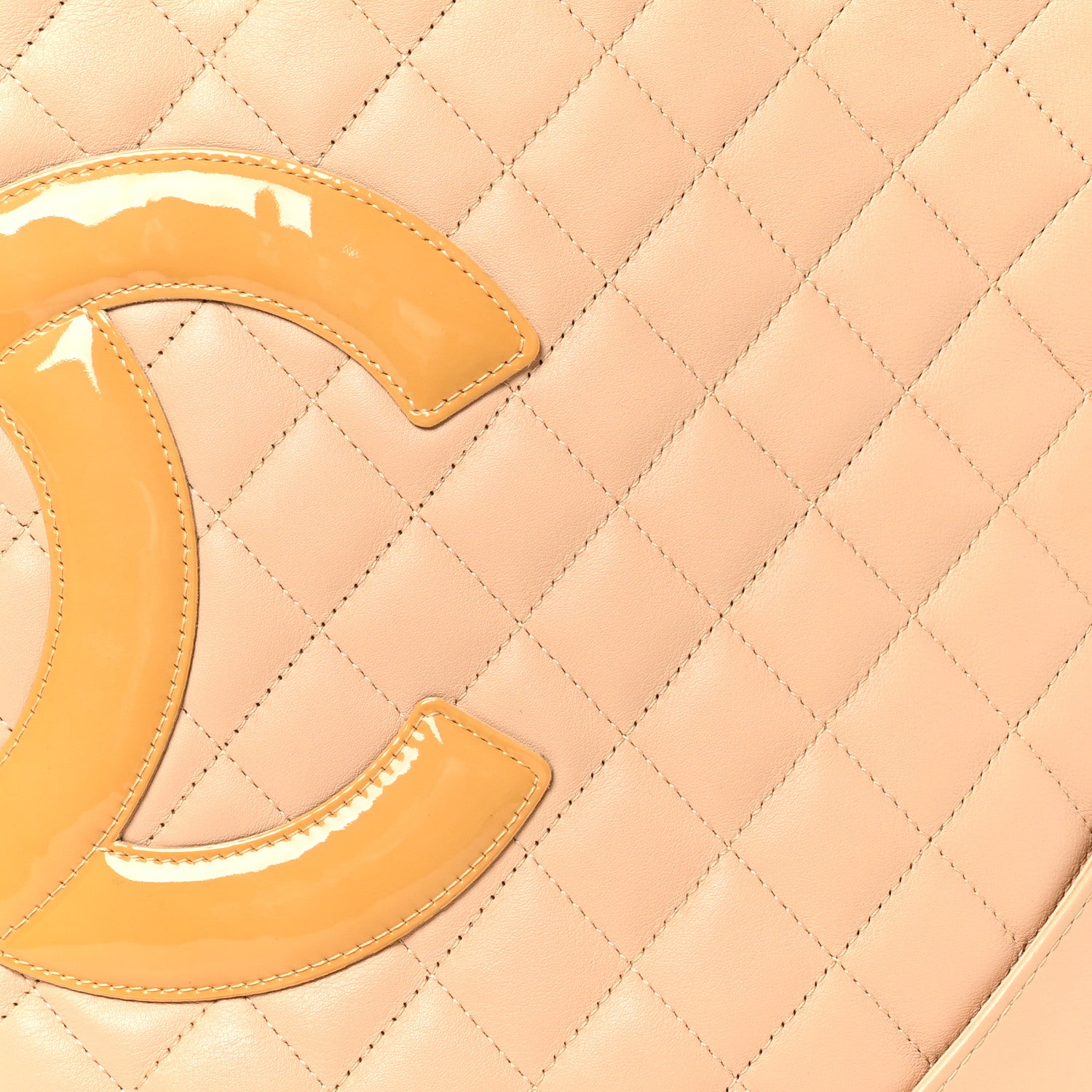 Chanel Calfskin Quilted Medium Cambon Tote Beige 8 of 10
