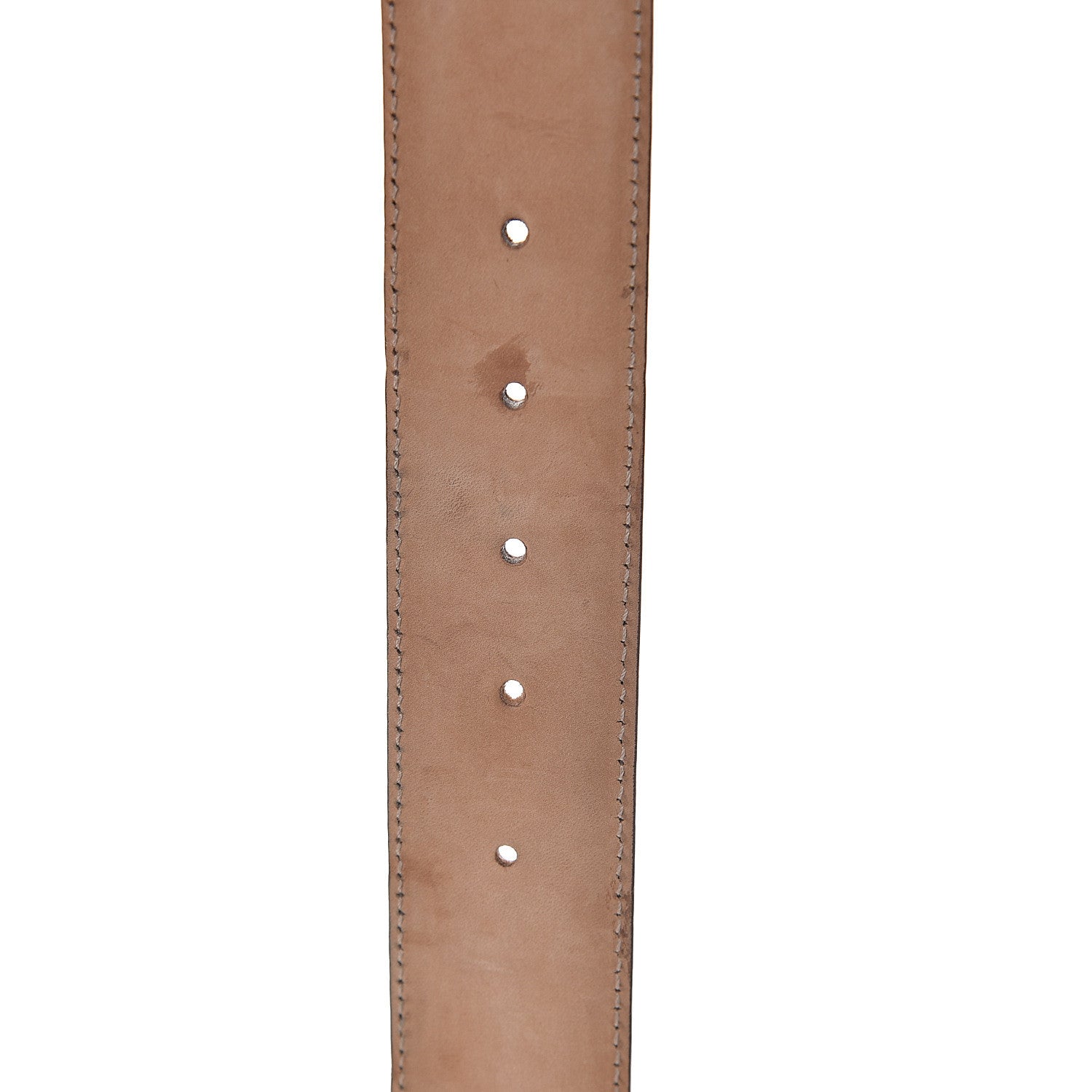 Gucci Guccissima Interlocking G Belt 90 36 Ivory 3 of 5