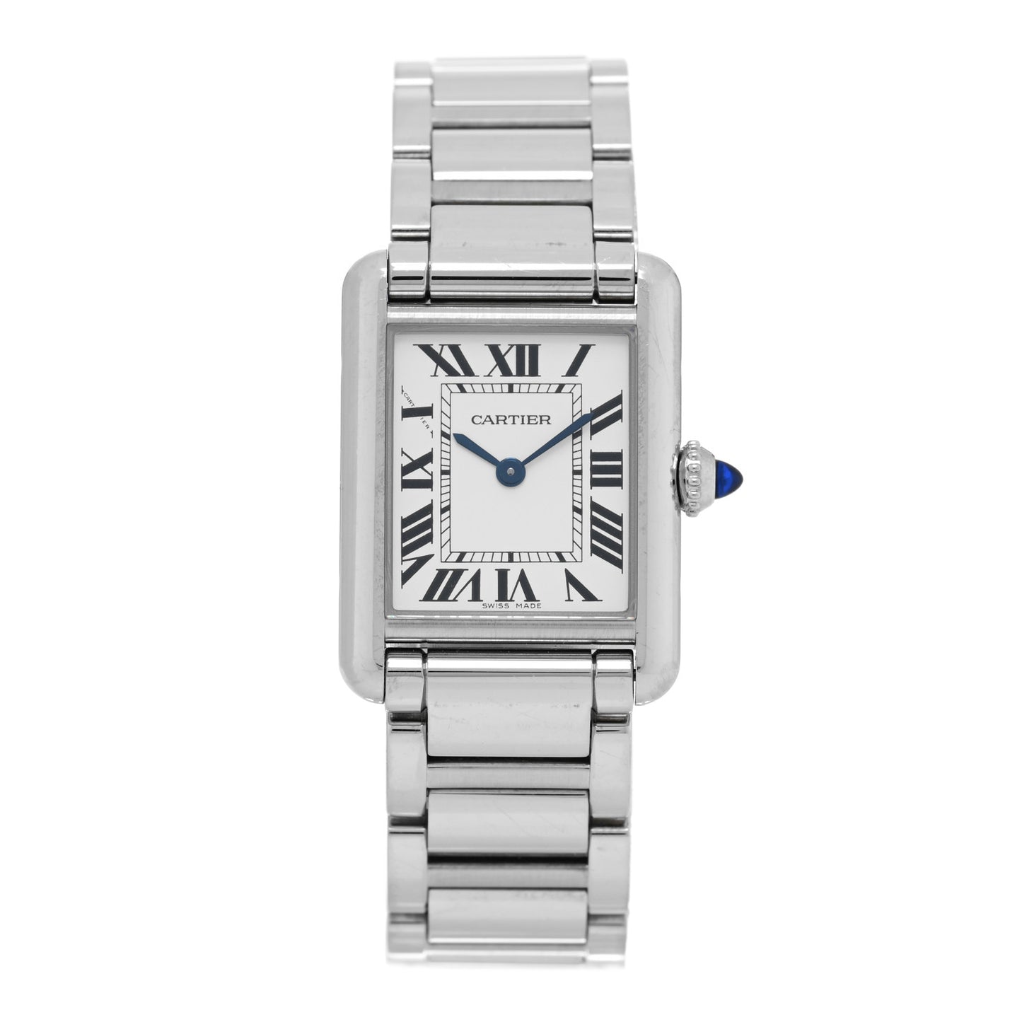 Stainless Steel 22mm Tank Must Quartz Watch
