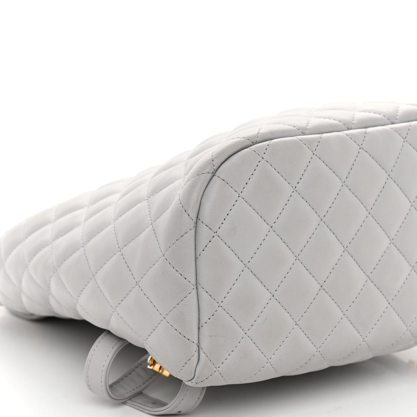 Calfskin Quilted Large Urban Spirit Backpack Grey
