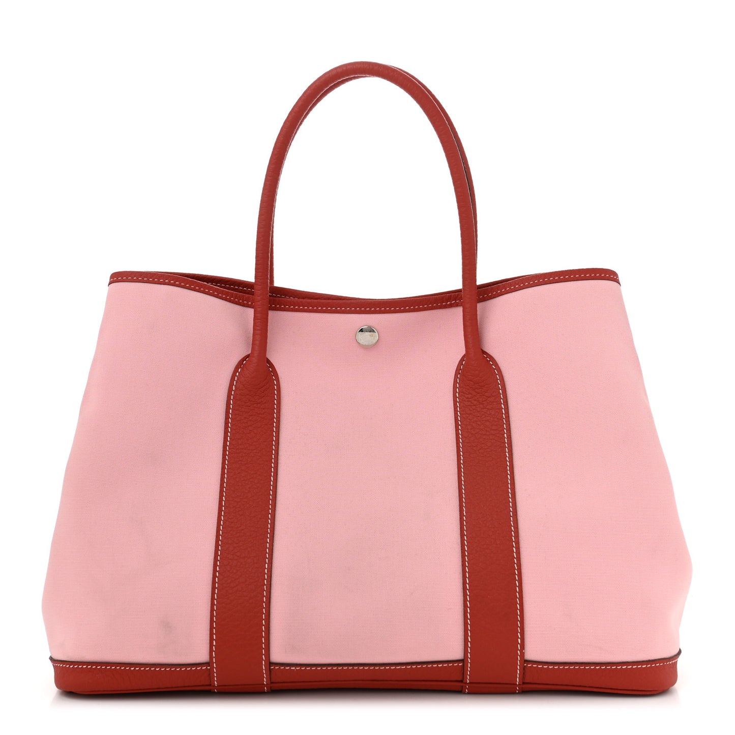 Toile Militaire Vache Country Garden Party Tote 36 MM Rose Sakura Rouge Duchesse