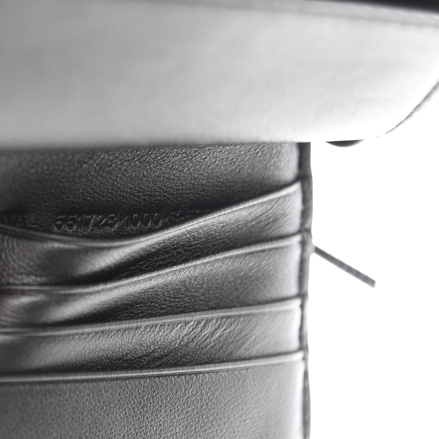Faux Calfskin Fabric Sneakerhead Crossbody Wallet Black
