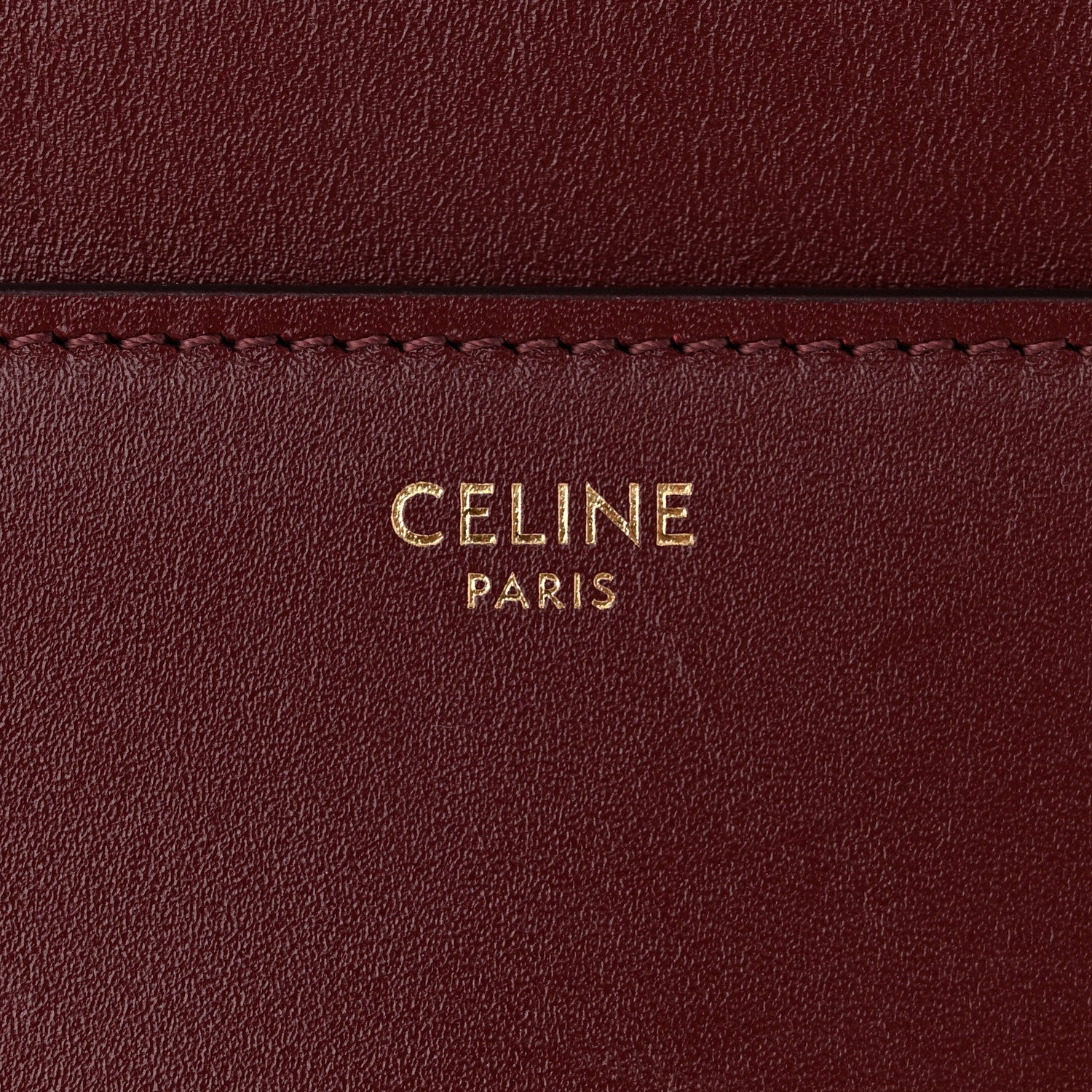 Celine Satinated Calfskin Medium 16 Top Handle Bag Light Burgundy 6 of 11