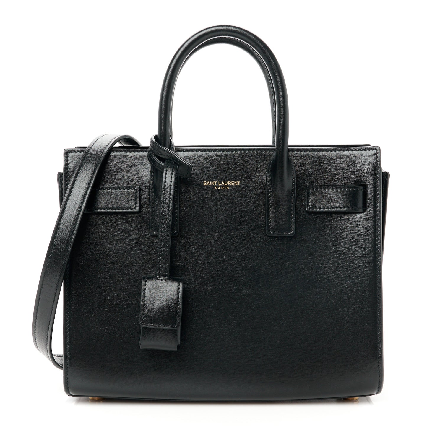 Calfskin Nano Sac De Jour Black