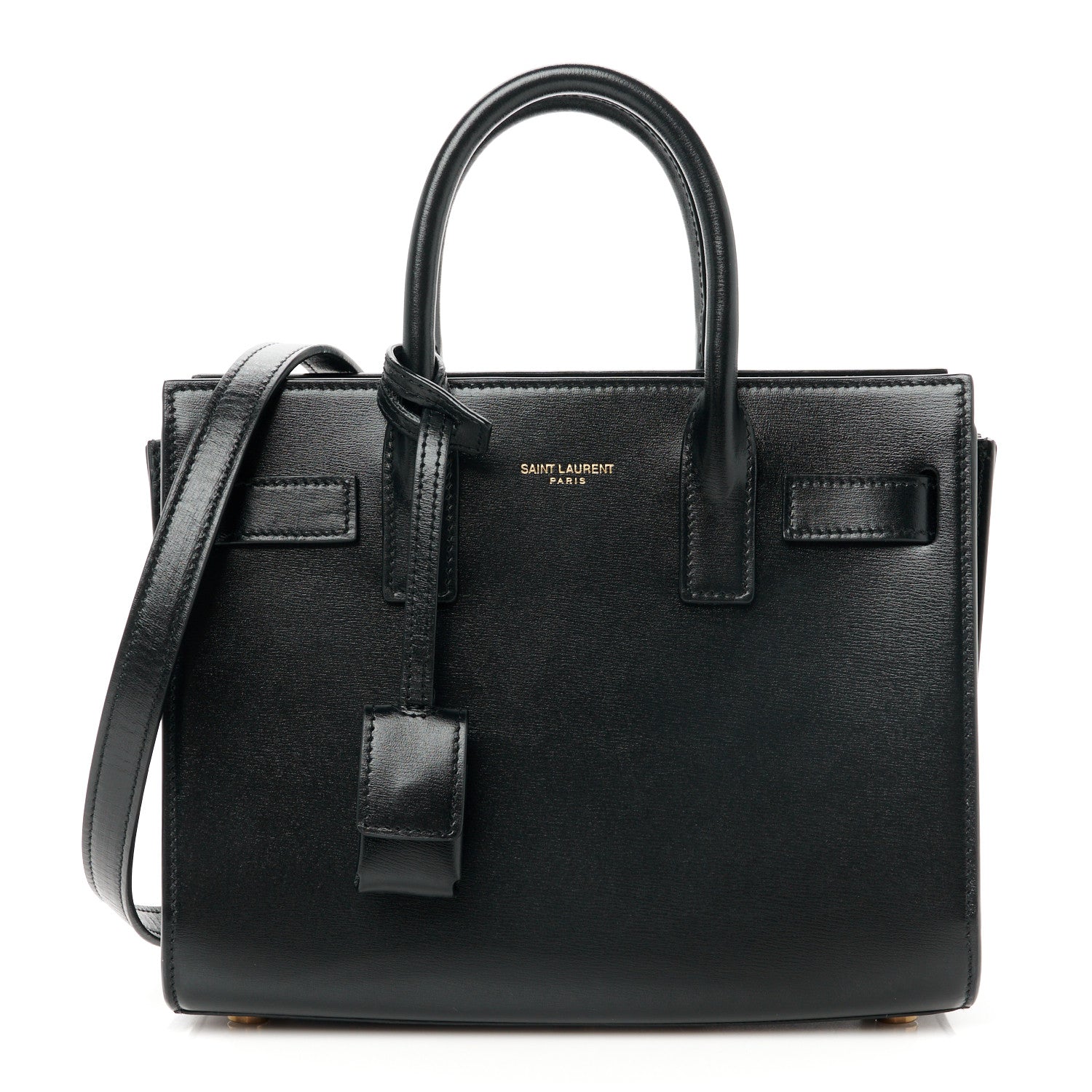Saint Laurent Calfskin Nano Sac De Jour Black 1 of 12