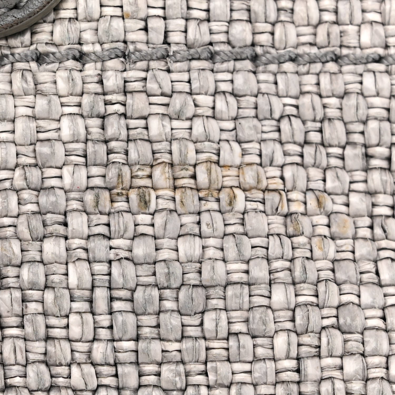 Chanel Woven Straw Large Deauville Tote Grey 18 of 18