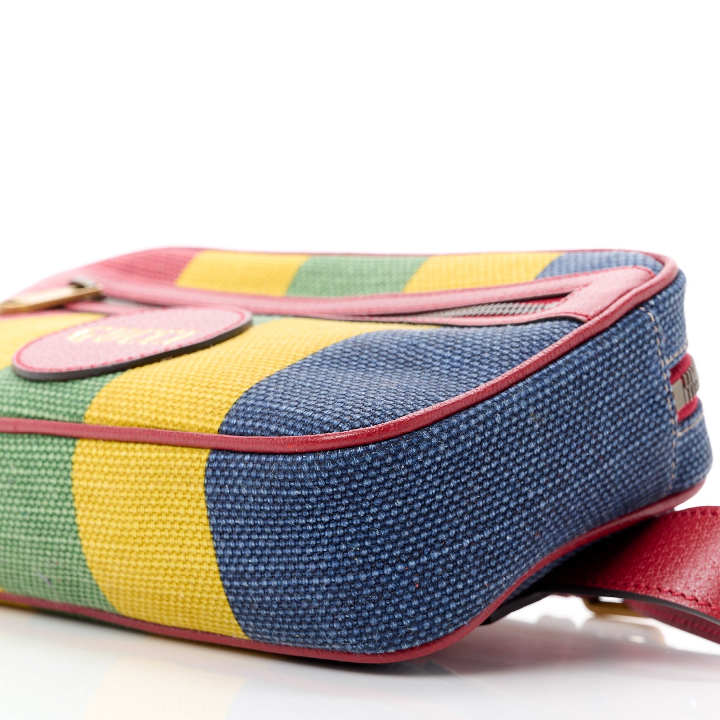 Canvas Marley Stripe Script Logo Gucci Belt Bag 80 32 Multicolor