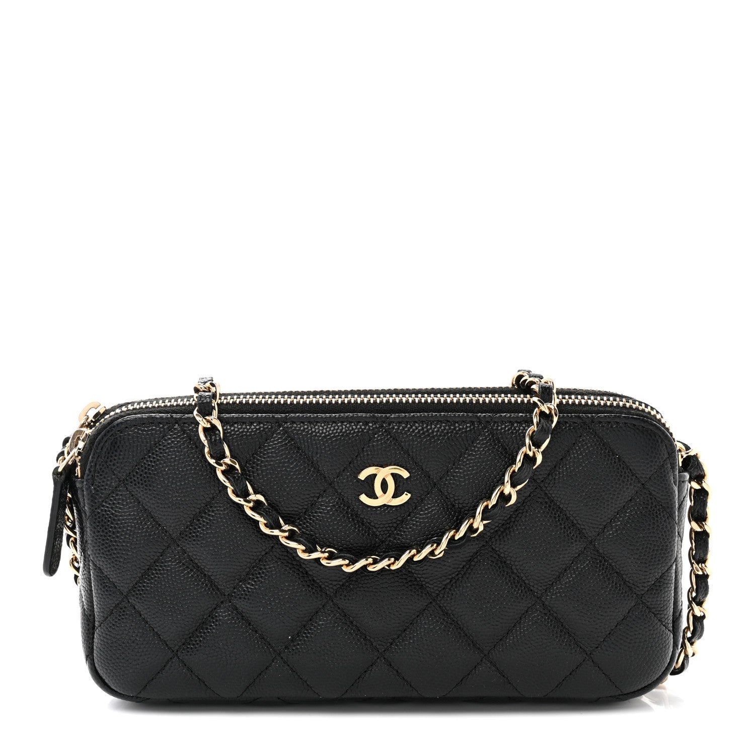 Chanel Caviar Quilted Small Clutch With Chain Black 1 of 12