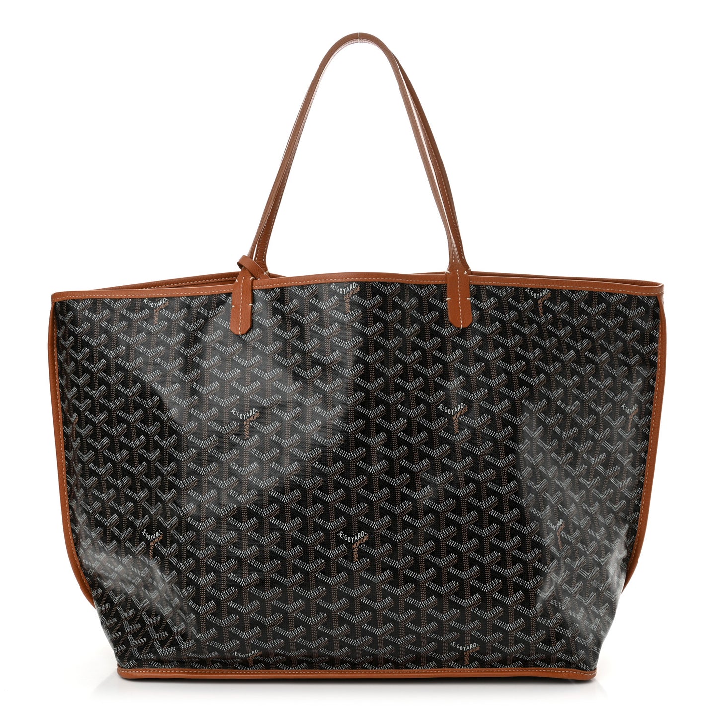 Goyardine Reversible Anjou GM Black Gold
