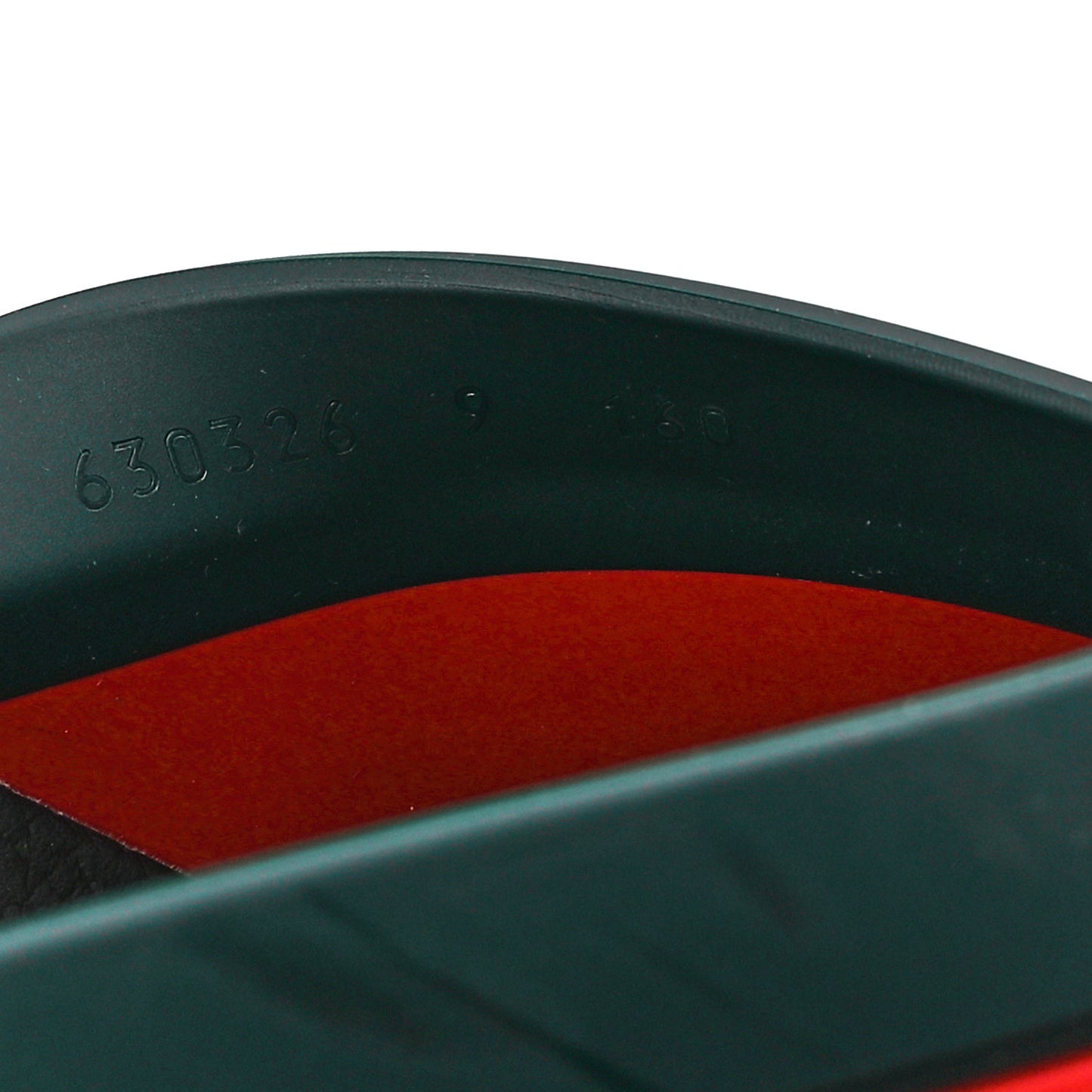 Rubber Web Mens Criss Cross Slide Sandals 9 Green Red