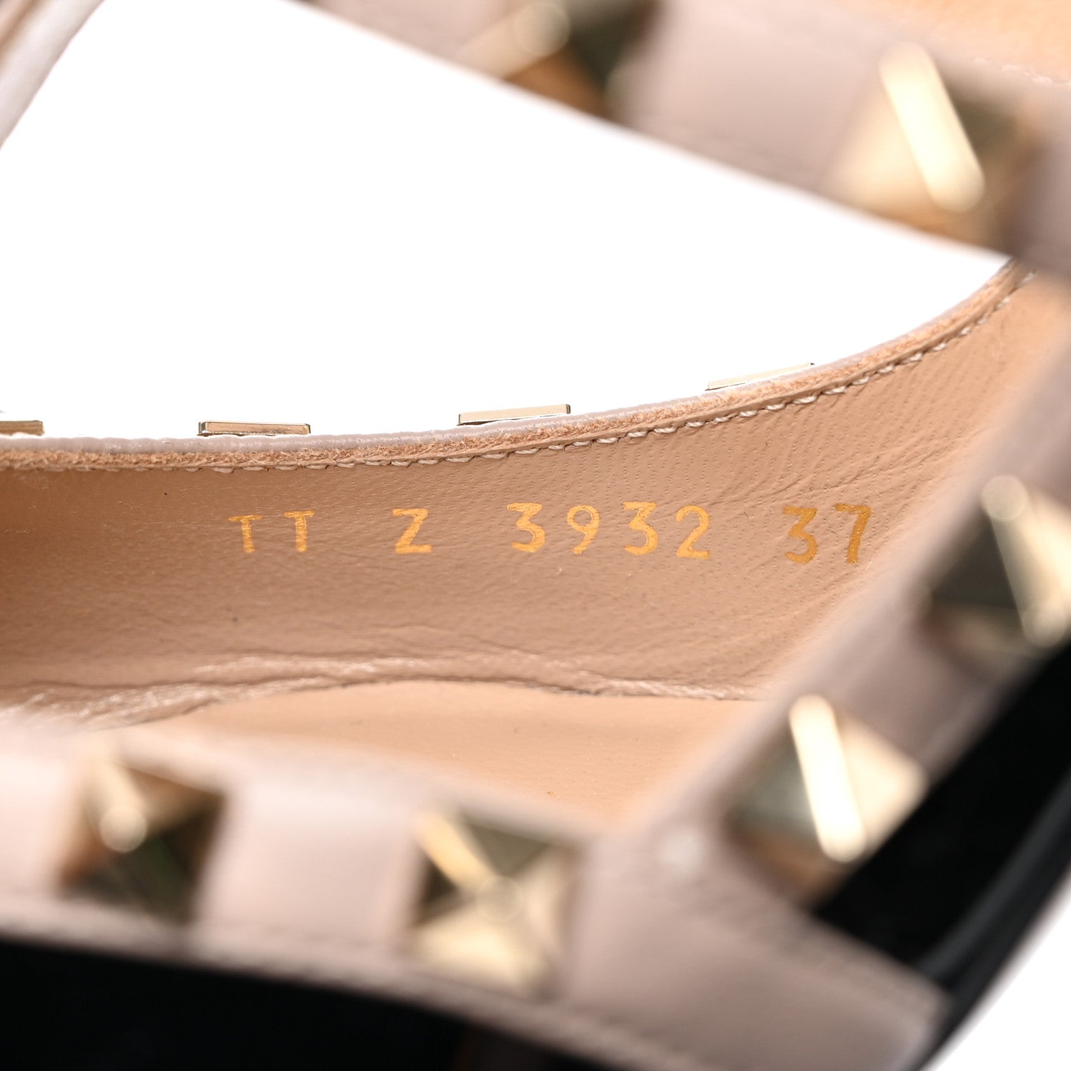 Valentino Garavani Patent Nappa Rockstud Ankle Strap 100mm Pumps 37 Black Poudre 9 of 9