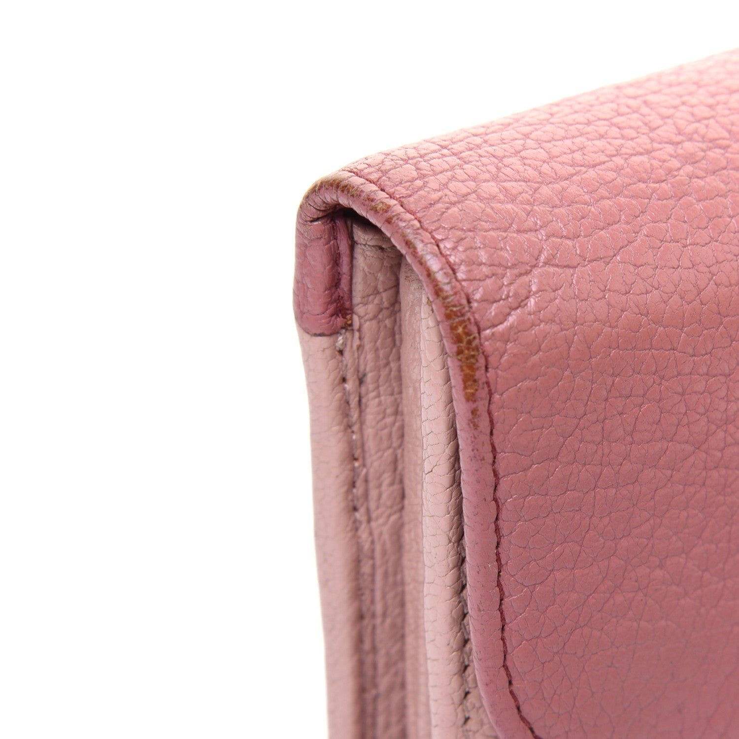 Miu Miu Goatskin Madras Bi-Color Continental Wallet Anticho Orchidea 20 of 26