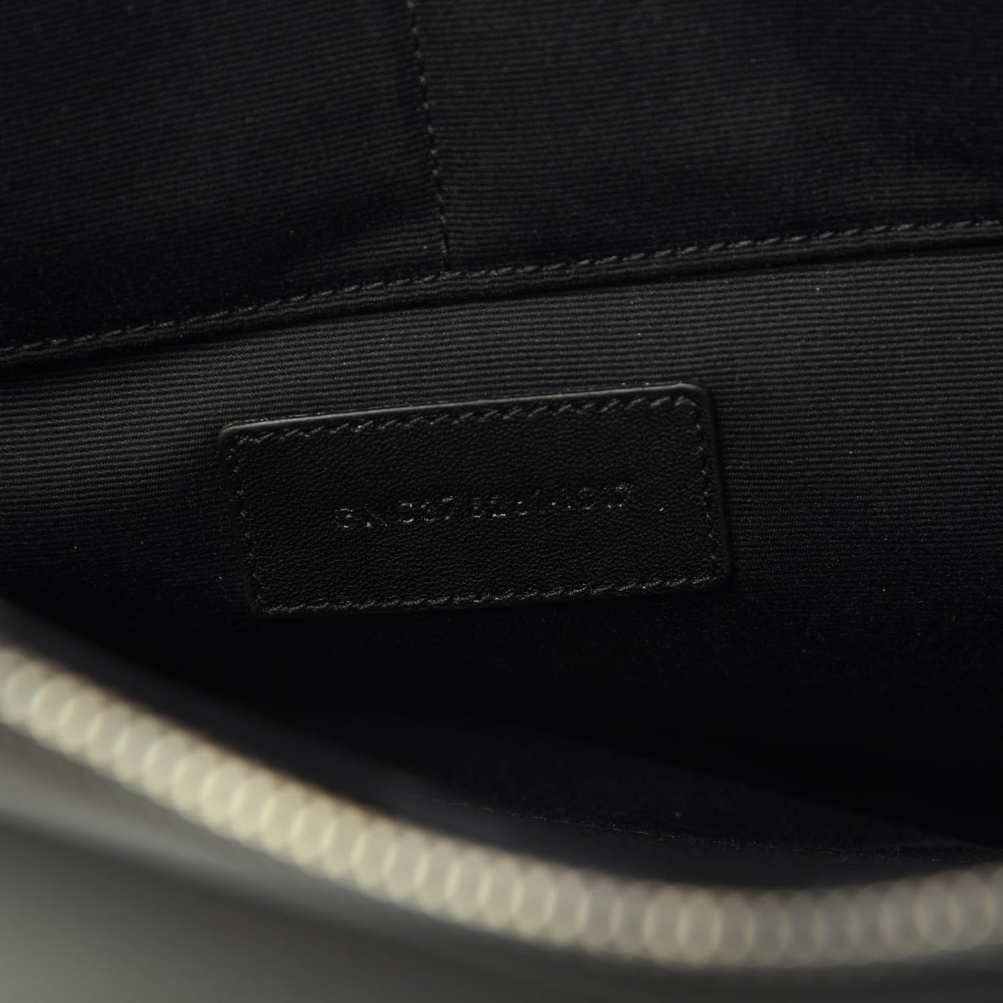 Calfskin Waiting for Sunset Large Sac De Jour Carryall Pouch Black