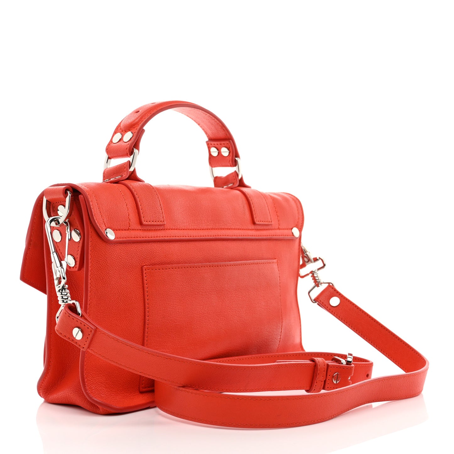 Lambskin Tiny PS1 Satchel Orange Pepper
