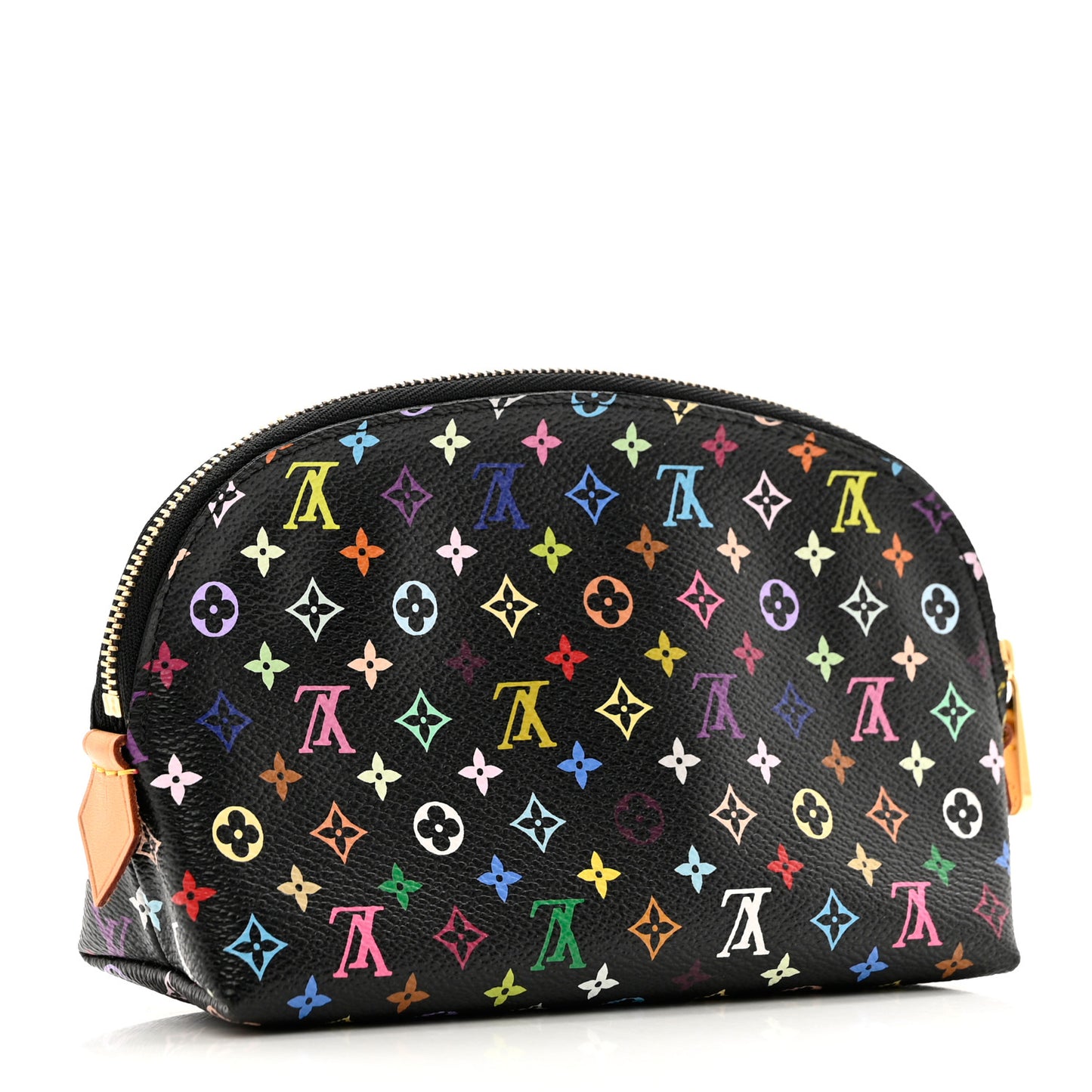 Monogram Multicolor Cosmetic Pouch Black Grenade