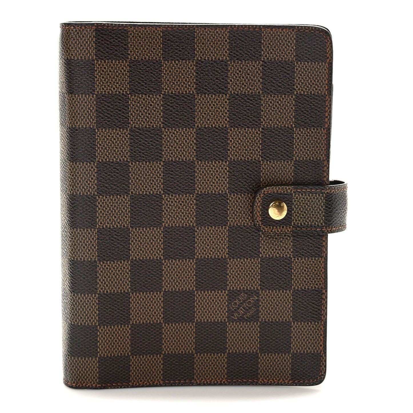 Damier Ebene Medium Ring Agenda Cover