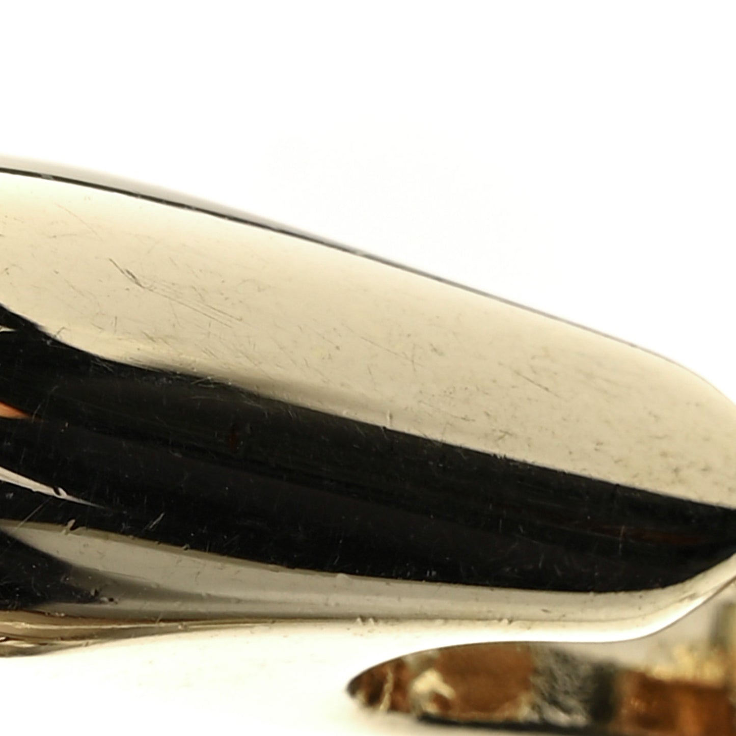 Metallic Pebbled Calfskin Mini Glam Lock Rockstud Flap Skin