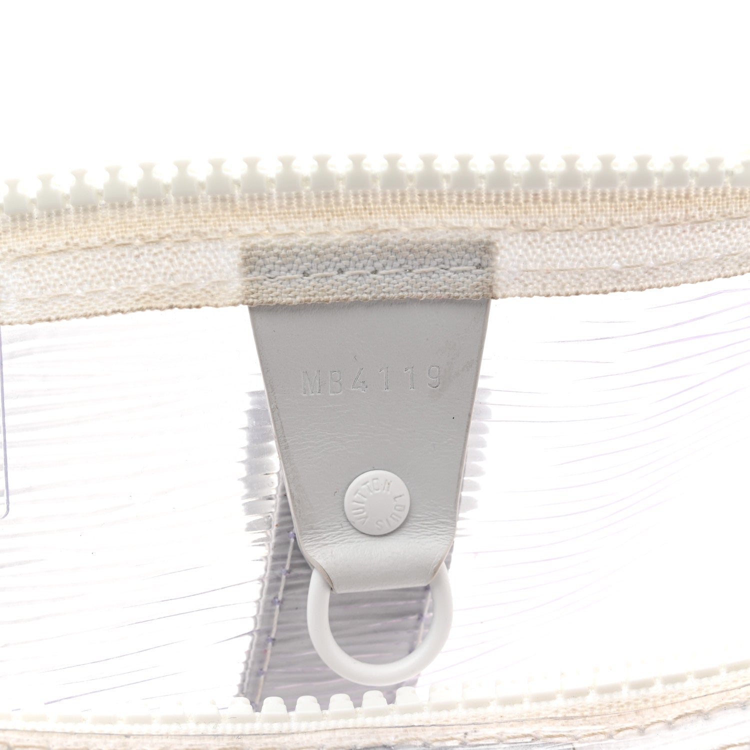 Louis Vuitton PVC Epi Embossed Wavy Keepall Bandouliere 50 White 7 of 16