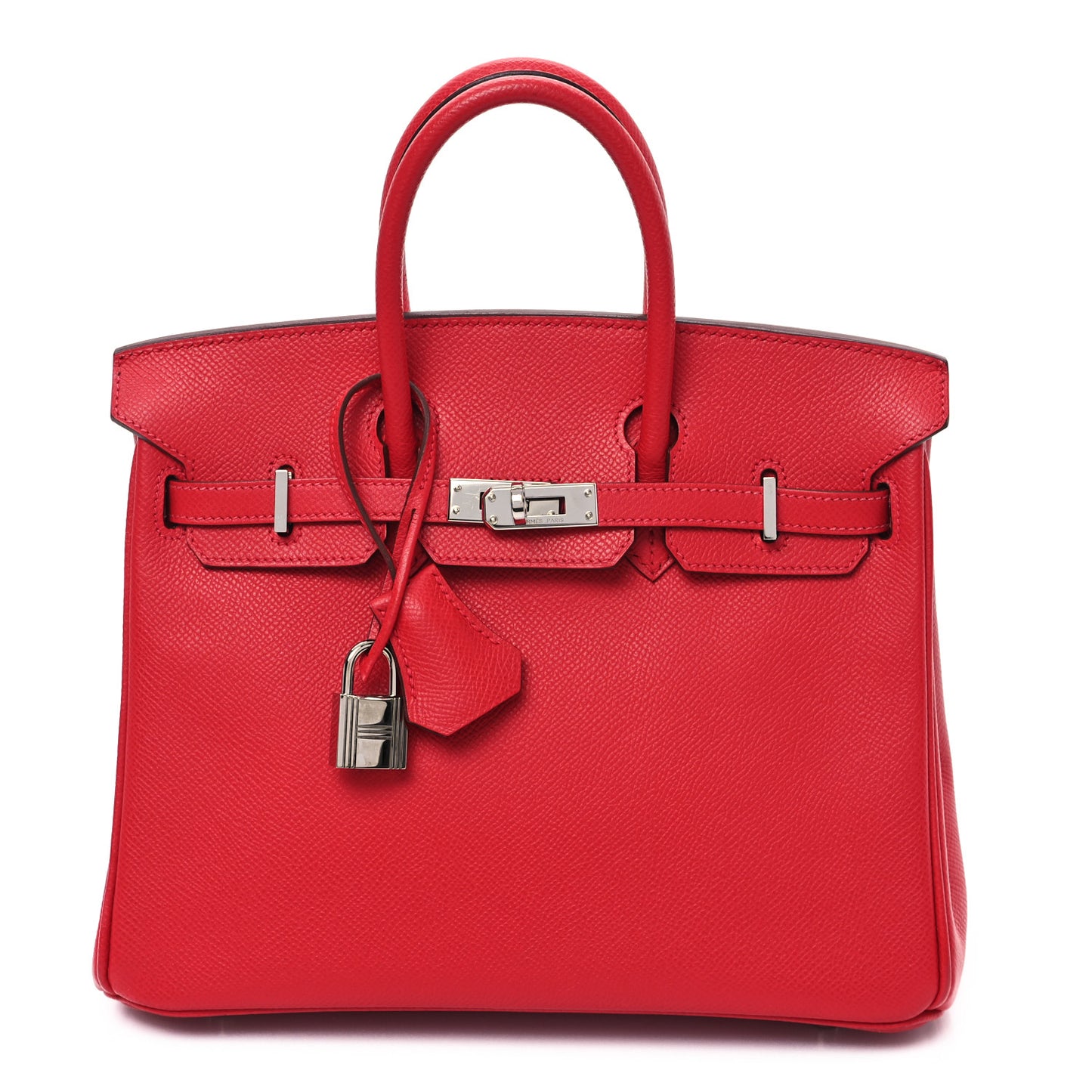 Epsom Birkin 25 Rouge Casaque