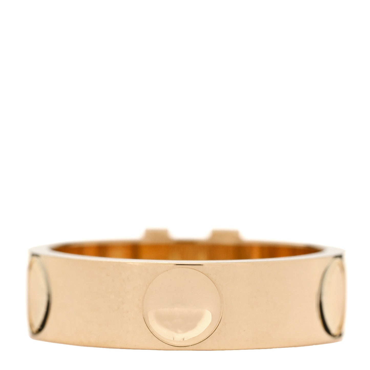 18K Yellow Gold Empreinte LV Ring 50 5.25