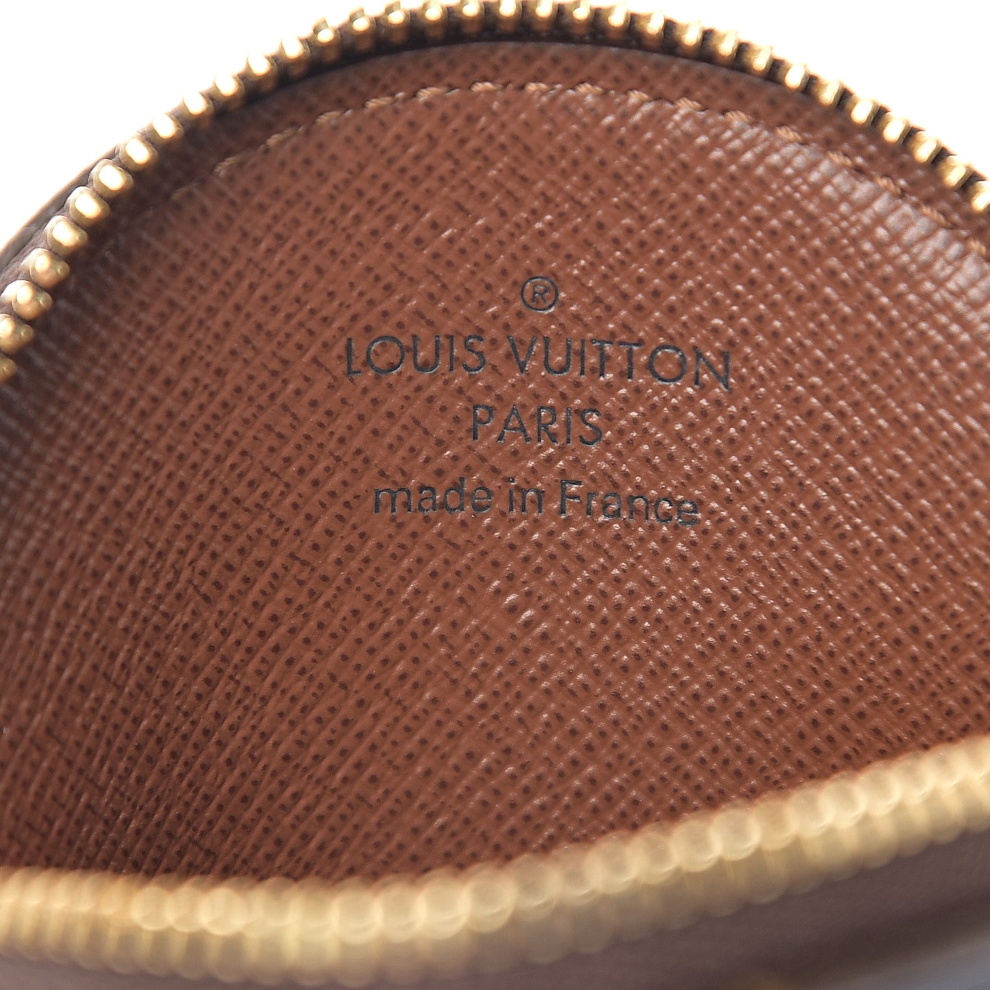 Monogram Round Coin Purse
