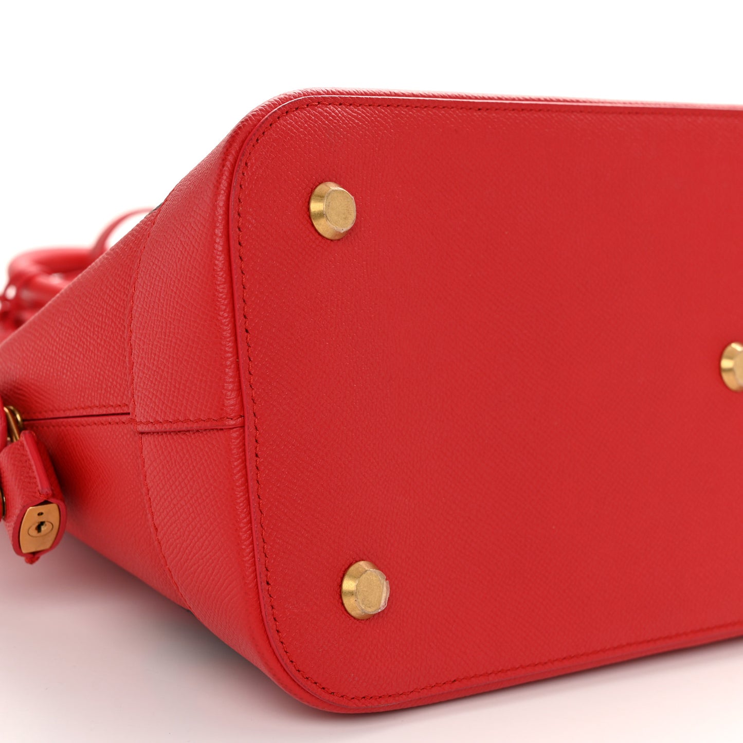 Grained Calfskin M Ville Top Handle Bag