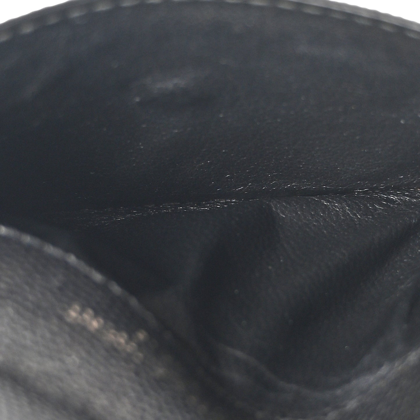 Grain de Poudre Uptown Card Holder Black