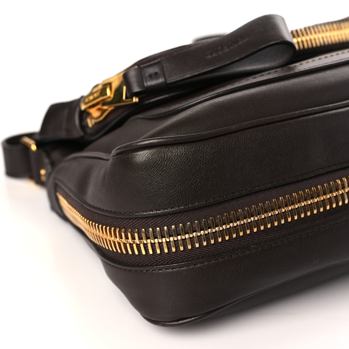 Calfskin Medium Jennifer Crossbody Bag Brown