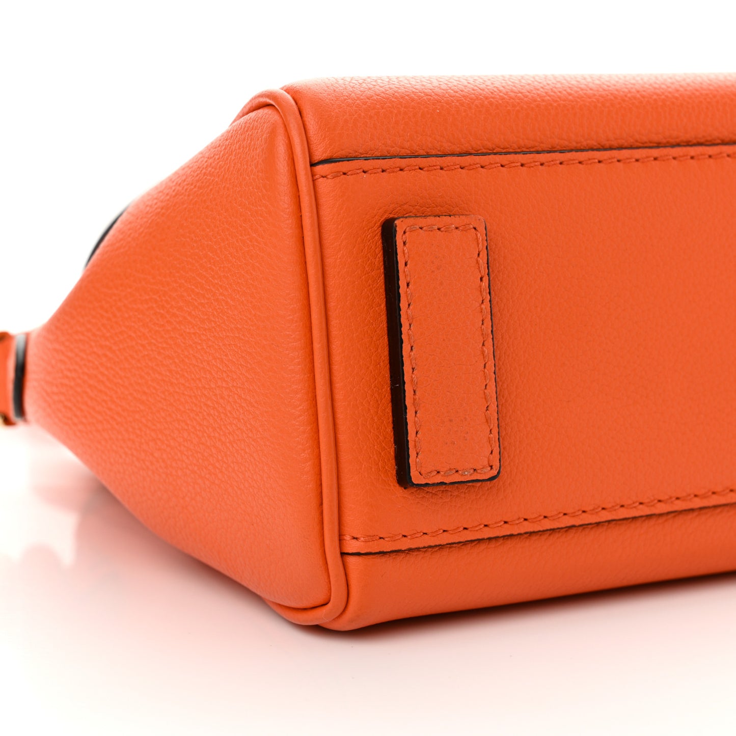 Grained Calfskin Small La Medusa Bag Orange