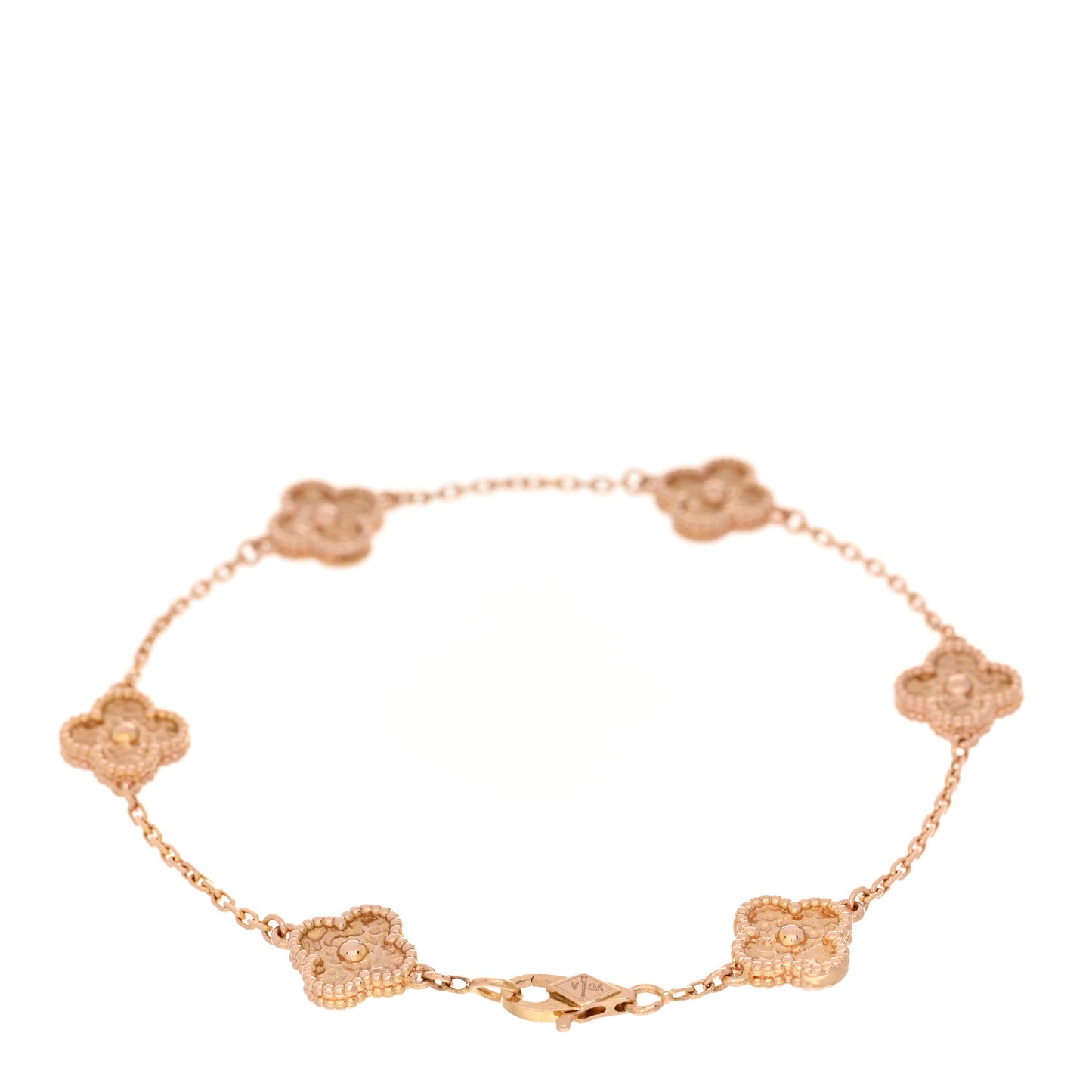 18K Rose Gold 6 Motifs Sweet Alhambra Bracelet