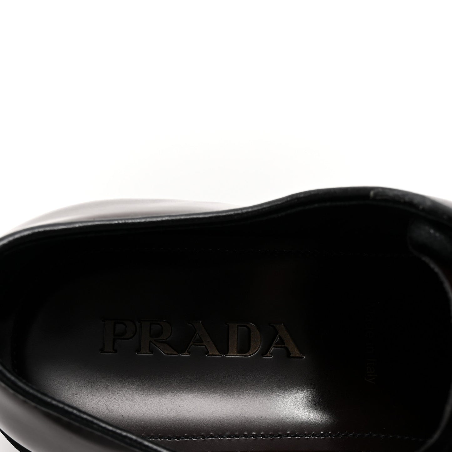 Spazzolato Rois Monolith 55mm Derby Loafers 8 Dark Brown Black
