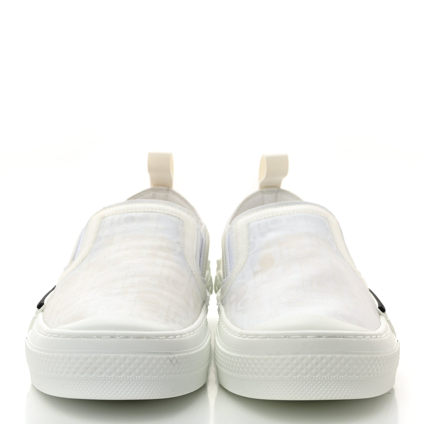 Technical Canvas Oblique Mens B23 Slip On Sneakers 39 White