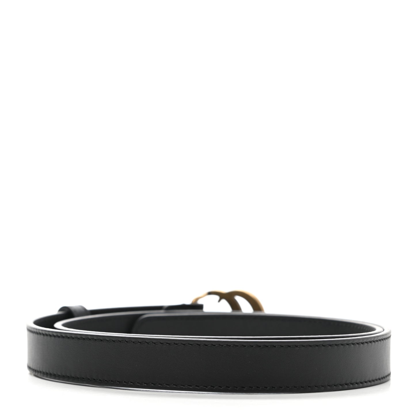 Calfskin Double G 20mm Belt 80 32 Black