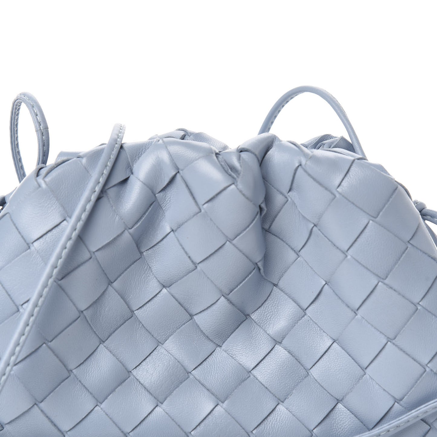 Nappa Intrecciato The Mini Pouch Ice