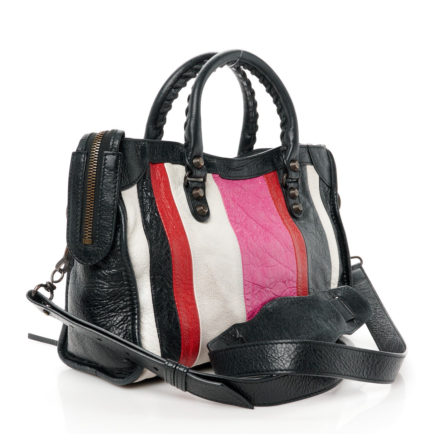 Agneau Arena Multicolore Classic Hardware S City Rose Gris White Black Rouge