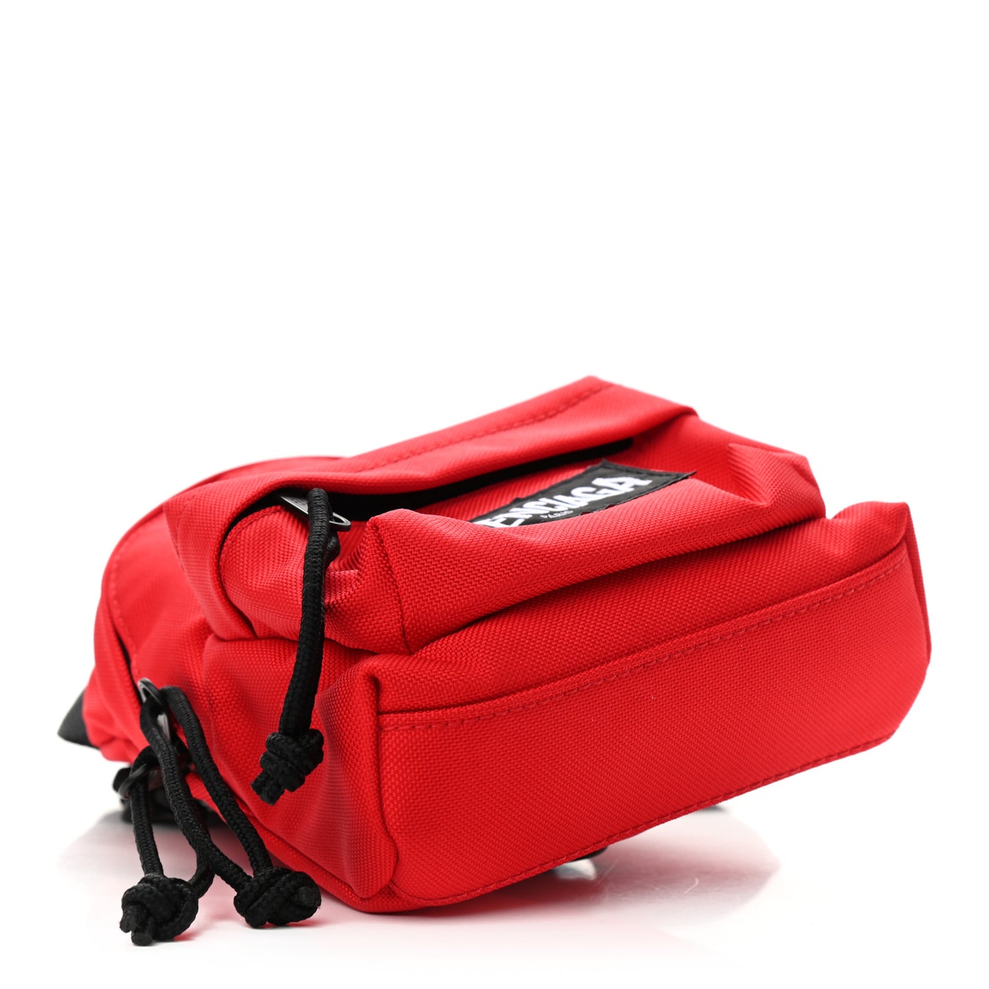 Recycled Casual Nylon Mini Oversized Backpack Bright Red
