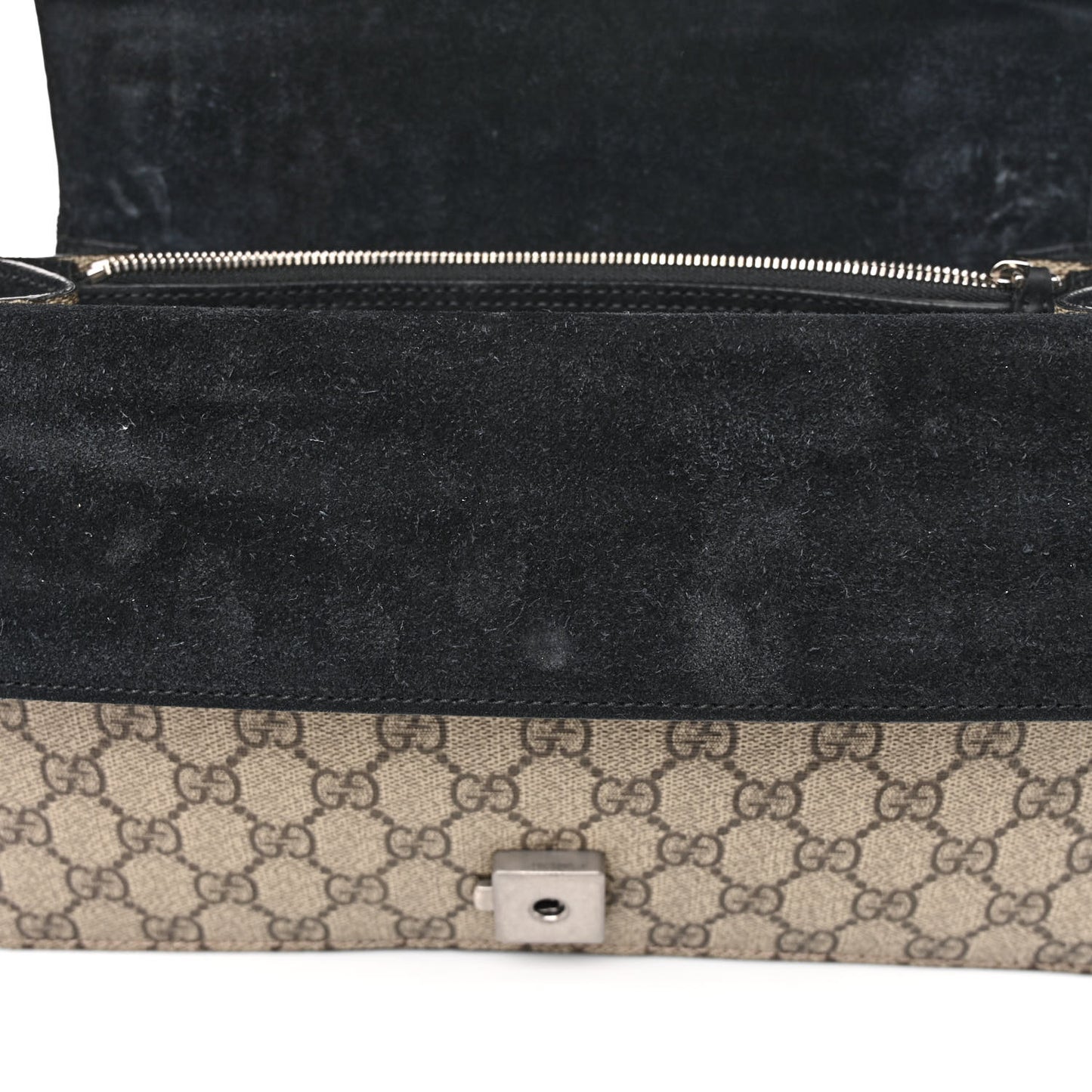 GG Supreme Monogram Small Dionysus Shoulder Bag Black