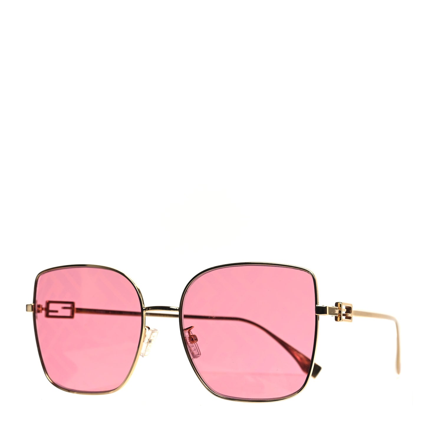 Metal Fendi Forever Sunglasses FE40013U Gold Pink