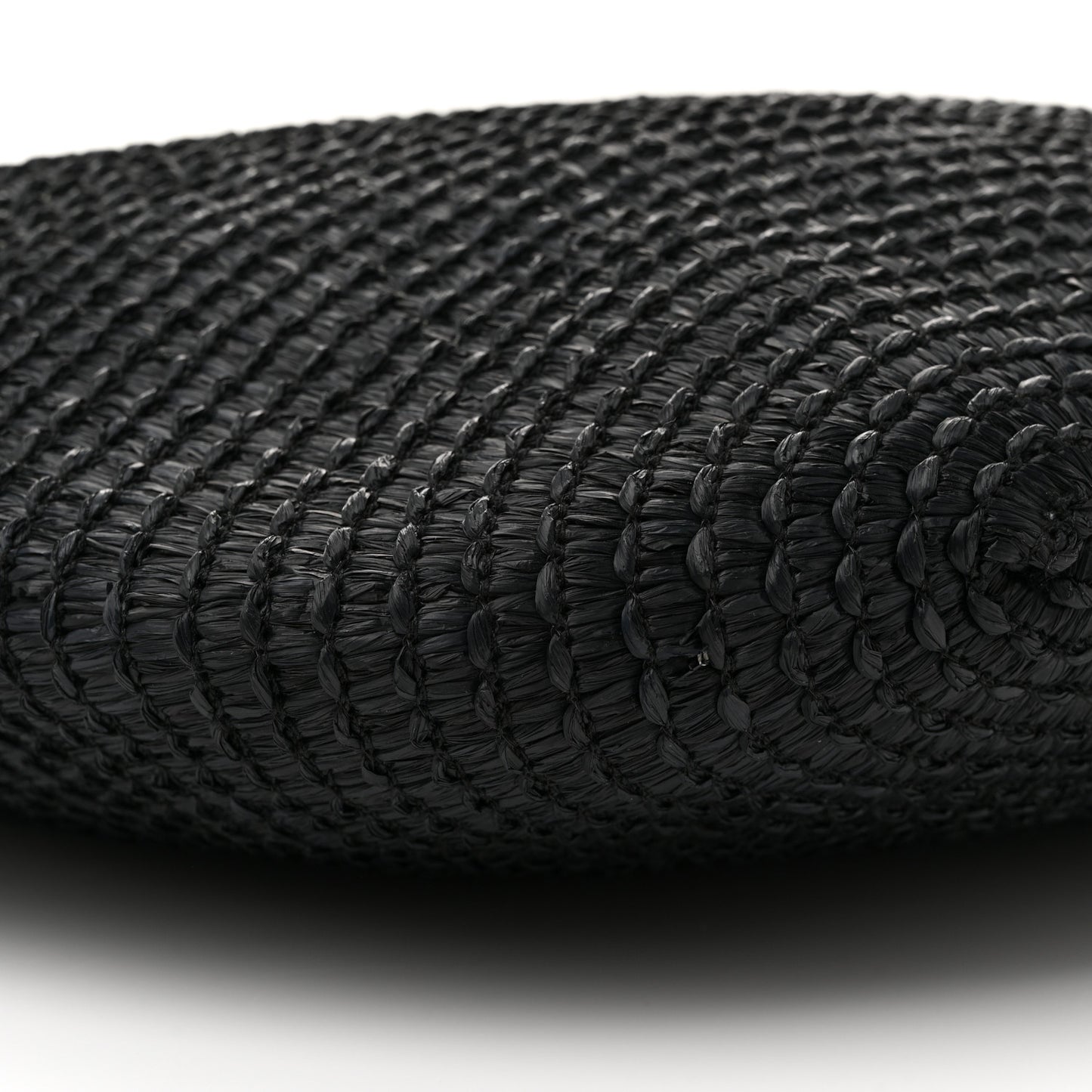 Raffia Small Mari Tote Black