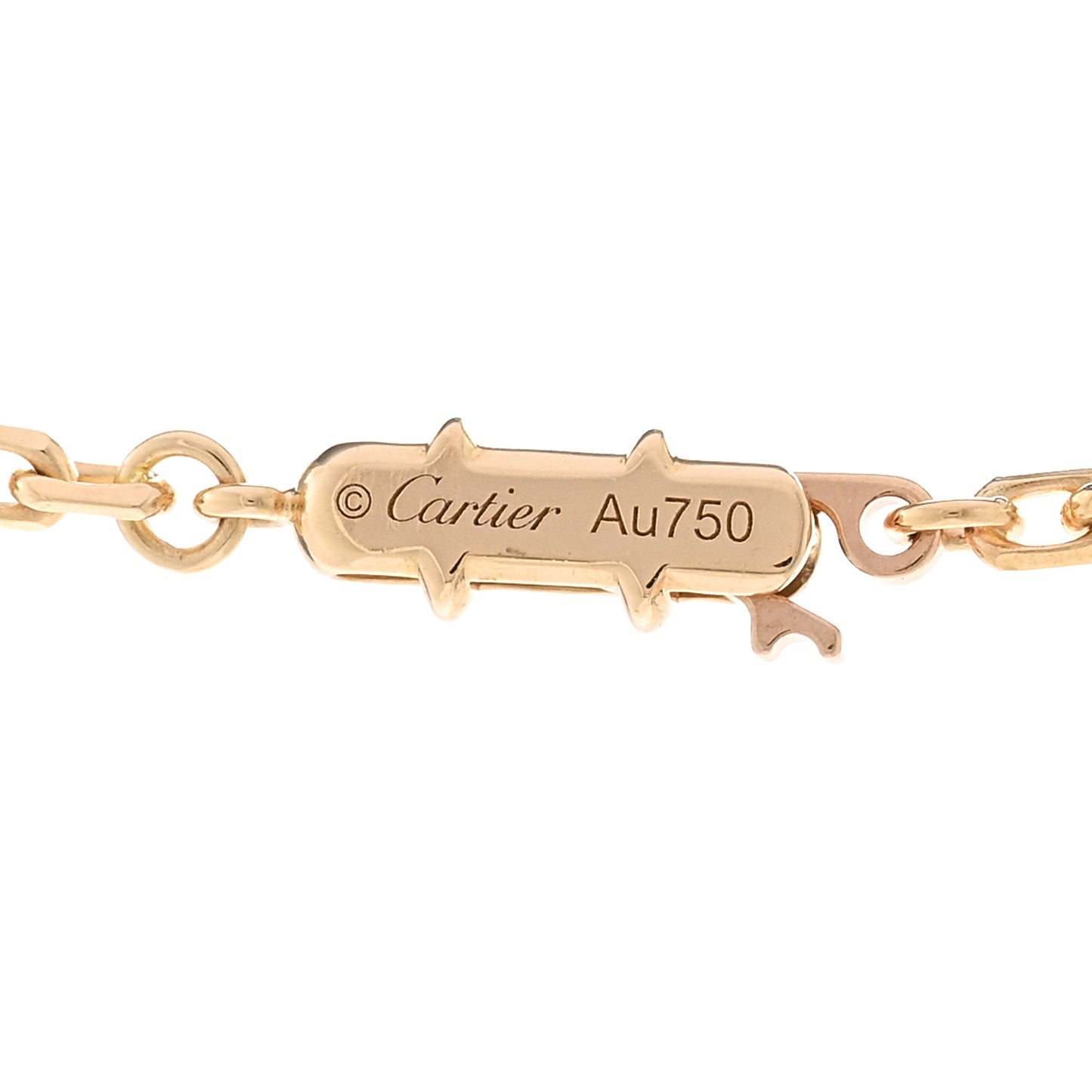 18K Yellow Gold Tsavorite Black Onyx Panthere De Cartier Pendant Necklace