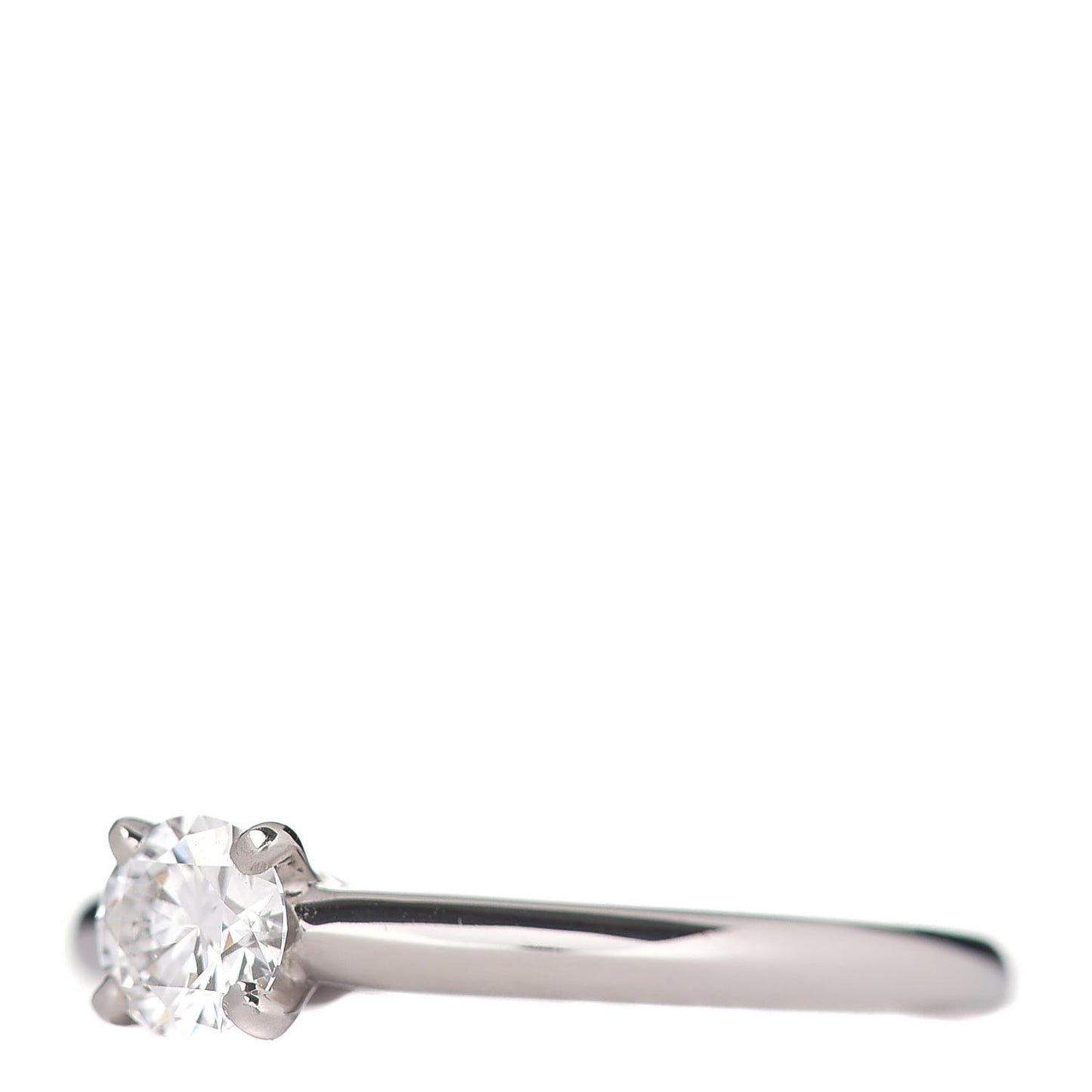 Platinum Diamond .35ct Solitaire Engagement Ring 51 5.75