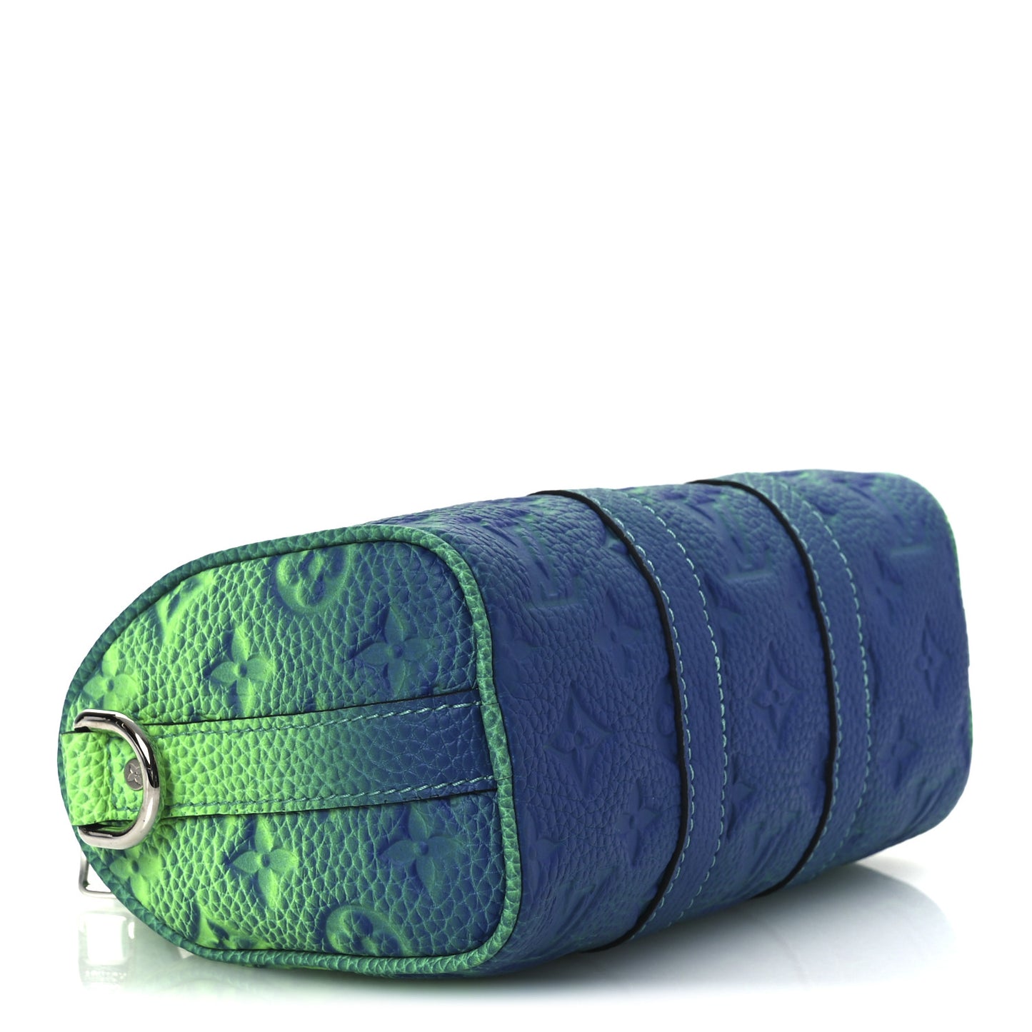 Taurillon Illusion Keepall XS Bleu Vert